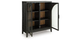 Armenleigh Black/Brown Accent Cabinet from Ashley - Luna Furniture
