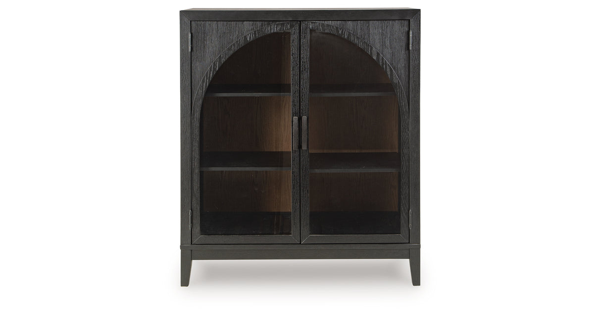 Armenleigh Black/Brown Accent Cabinet from Ashley - Luna Furniture