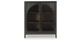 Armenleigh Black/Brown Accent Cabinet from Ashley - Luna Furniture