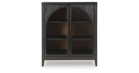Armenleigh Black/Brown Accent Cabinet from Ashley Furniture - Luna Furniture