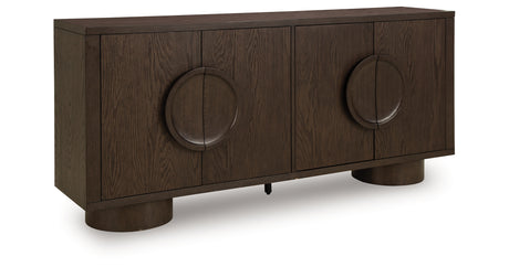 Veeda Dark Brown Accent Cabinet from Ashley - Luna Furniture