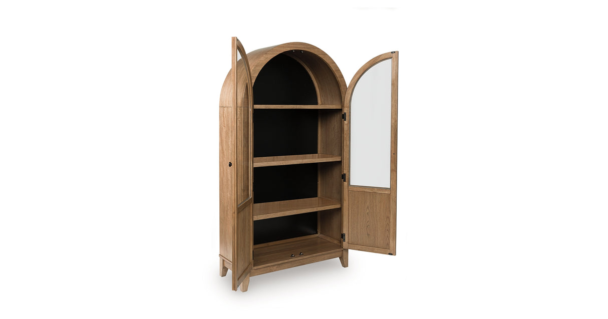 Dagandale Natural/Black Accent Cabinet from Ashley Furniture - Luna Furniture