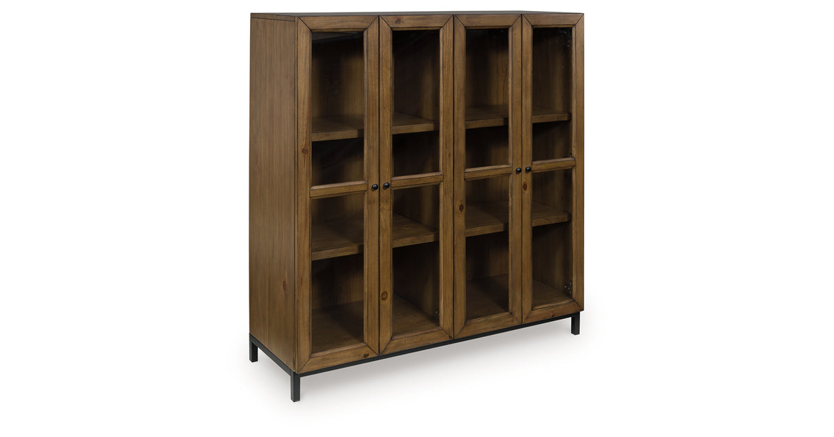 Wrenridge Gray Brown Accent Cabinet from Ashley - Luna Furniture
