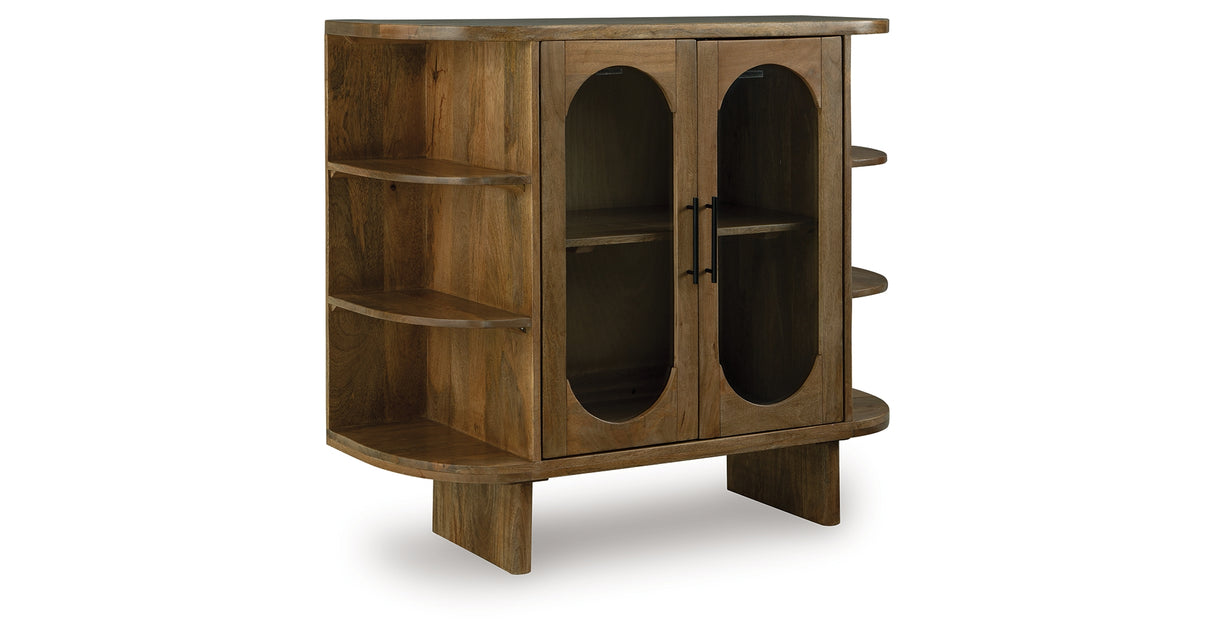 Niall Light Brown Accent Cabinet from Ashley - Luna Furniture