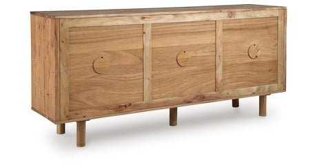 Adway Natural Brown Accent Cabinet from Ashley Furniture - Luna Furniture