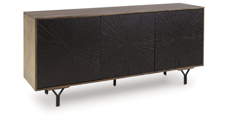 Lavinmont Multi Brown Accent Cabinet from Ashley - Luna Furniture