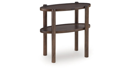 Wiattbury Gray Brown Accent Table from Ashley - Luna Furniture