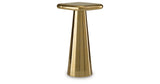 Dallenburg Gold Finish Accent Table from Ashley - Luna Furniture