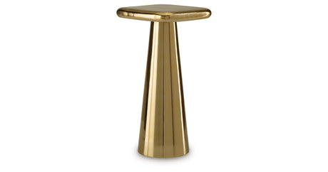 Dallenburg Gold Finish Accent Table from Ashley - Luna Furniture