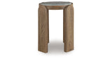 Gavrilley Gray/White/Brown Accent Table from Ashley - Luna Furniture