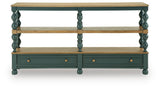 Finnworth Blue/Brown Console Sofa Table