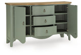 Actonville Antique Green Accent Cabinet