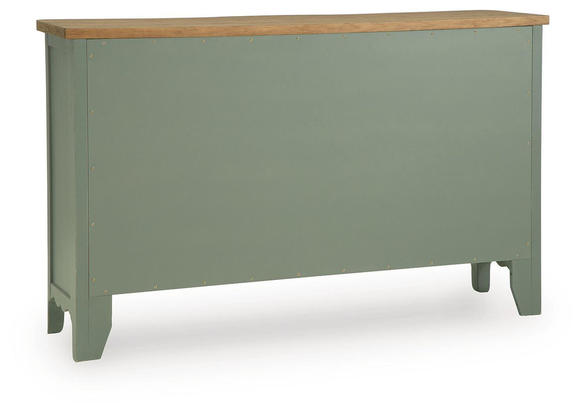 Actonville Antique Green Accent Cabinet