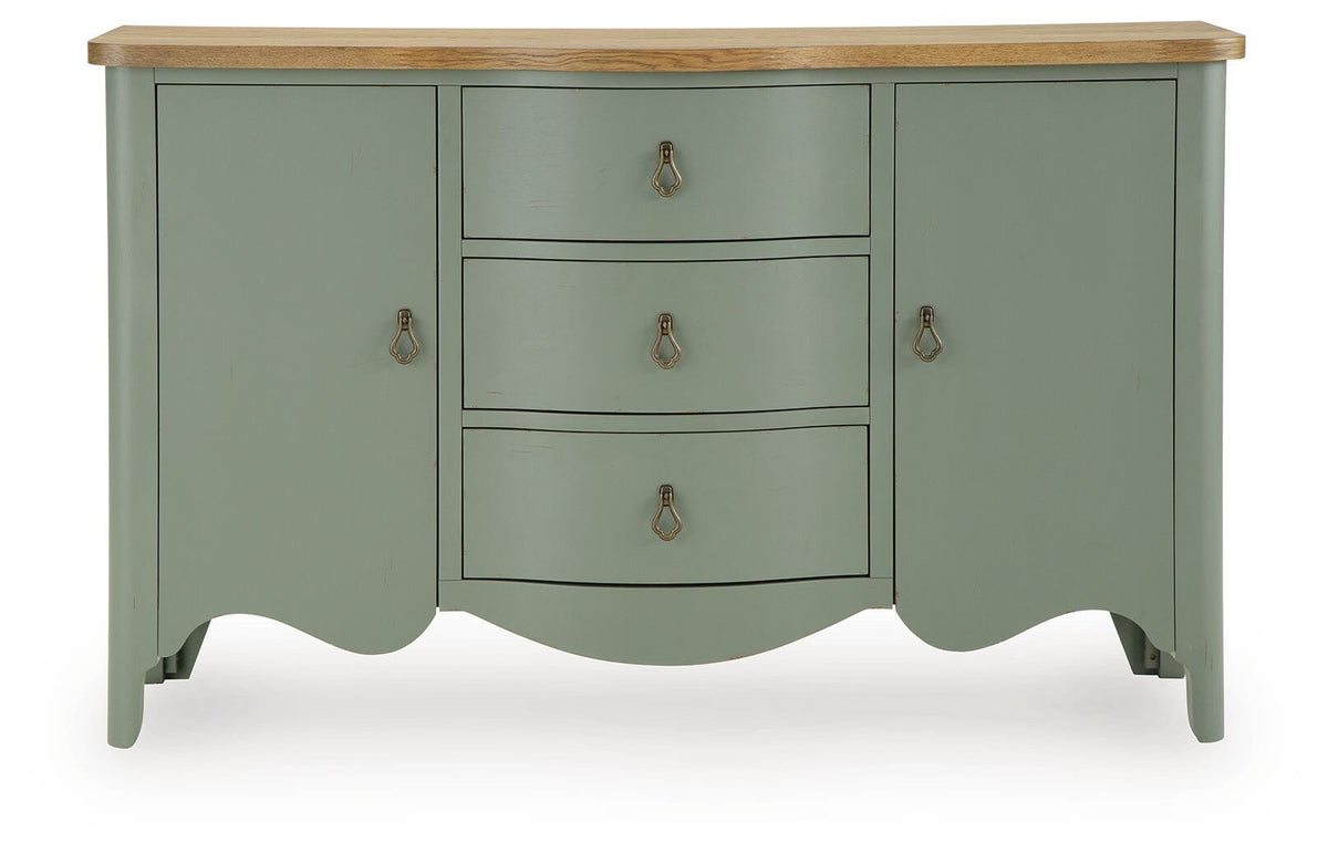 Actonville Antique Green Accent Cabinet