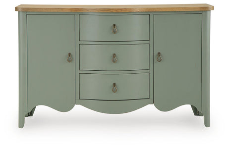 Actonville Antique Green Accent Cabinet from Ashley - Luna Furniture