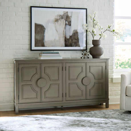 Darlock Warm Gray Accent Cabinet from Ashley - Luna Furniture