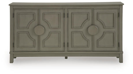 Darlock Warm Gray Accent Cabinet from Ashley - Luna Furniture