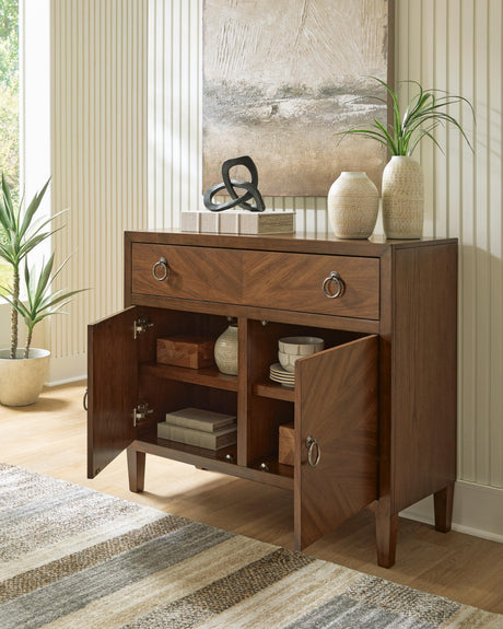 Walsgrove Medium Brown Accent Cabinet from Ashley - Luna Furniture