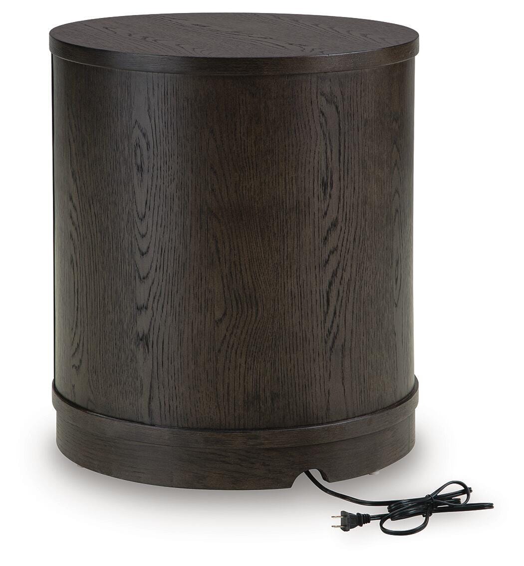 Leighmour Dark Brown Accent Table