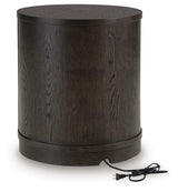 Leighmour Dark Brown Accent Table