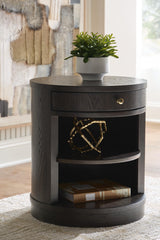 Leighmour Dark Brown Accent Table