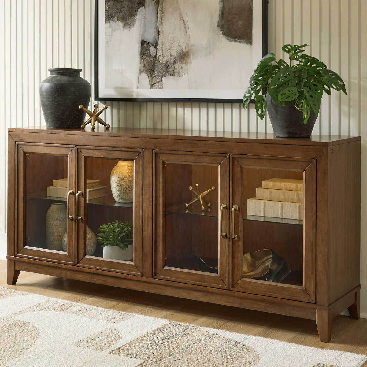 Annswick Medium Brown Accent Cabinet from Ashley - Luna Furniture