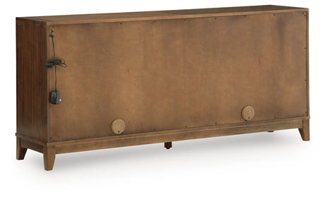 Annswick Medium Brown Accent Cabinet from Ashley - Luna Furniture