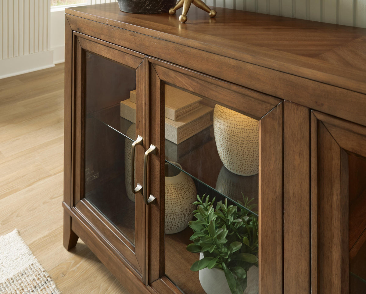 Annswick Medium Brown Accent Cabinet from Ashley - Luna Furniture