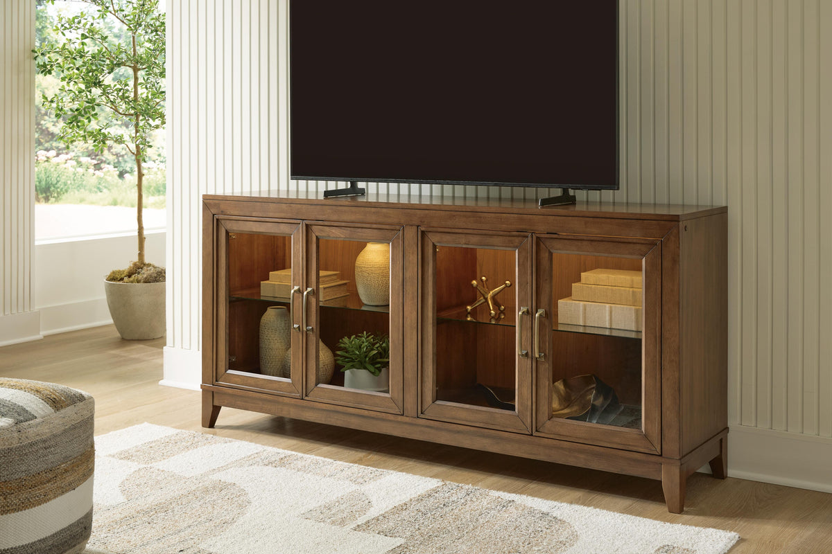 Annswick Medium Brown Accent Cabinet from Ashley - Luna Furniture