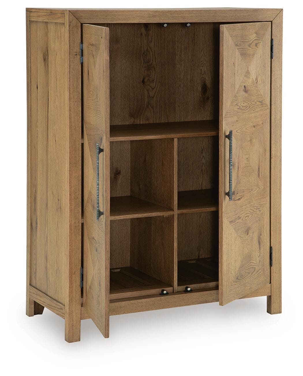 Clayburns Light Brown Bar Cabinet