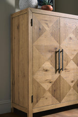 Clayburns Light Brown Bar Cabinet