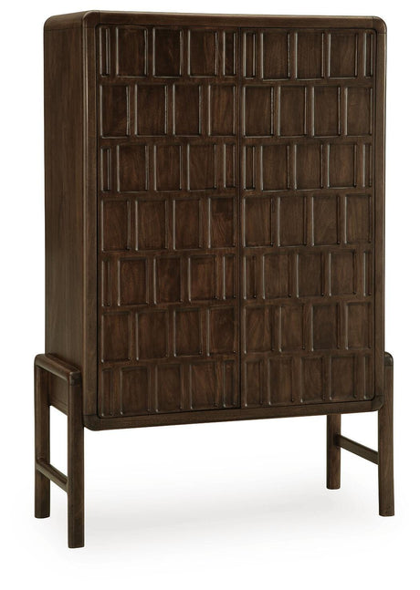 Dukestone Brown Accent Cabinet from Ashley - Luna Furniture