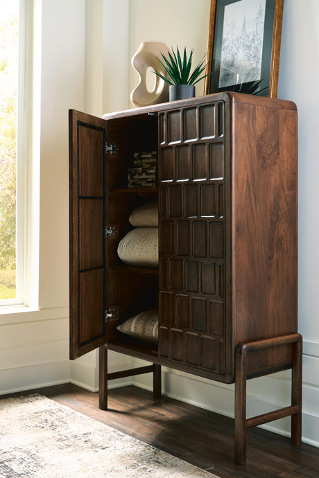 Dukestone Brown Accent Cabinet from Ashley - Luna Furniture