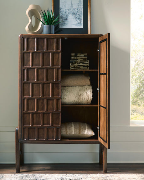 Dukestone Brown Accent Cabinet from Ashley - Luna Furniture