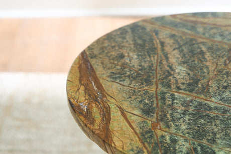 Caplow Brown/Green Accent Table from Ashley - Luna Furniture