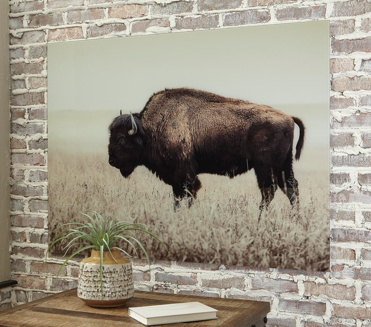 Brutus Sepia Wall Art from Ashley Furniture - Luna Furniture
