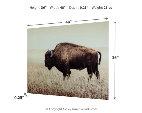 Brutus Sepia Wall Art from Ashley - Luna Furniture