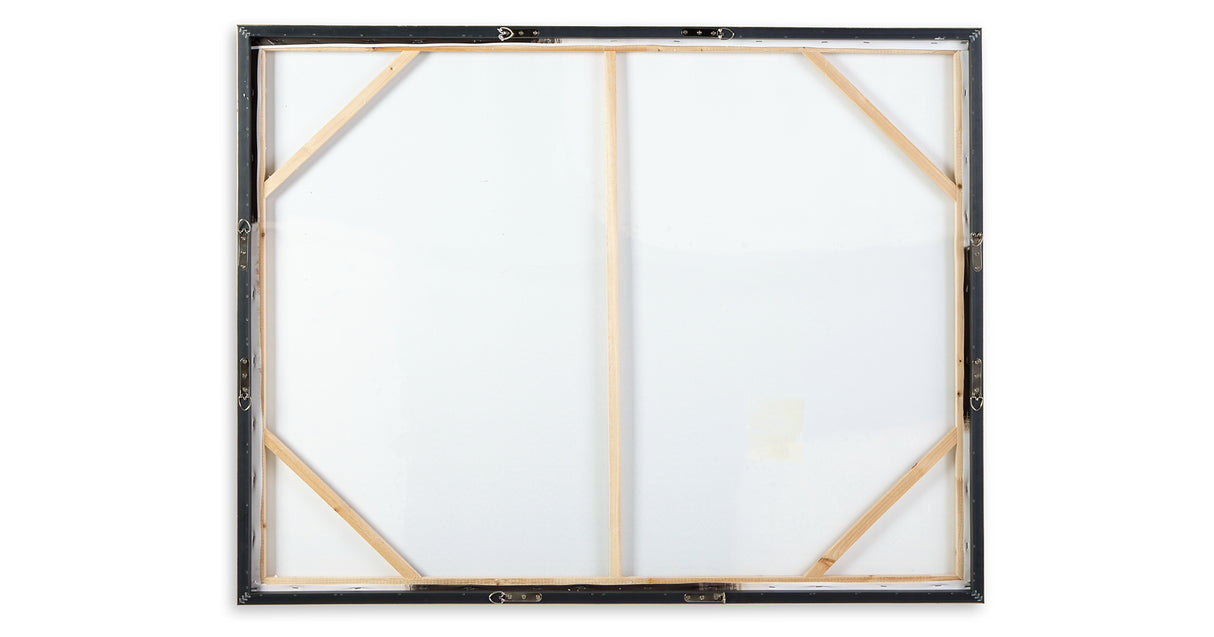 Reighlea Black/White Wall Art from Ashley - Luna Furniture