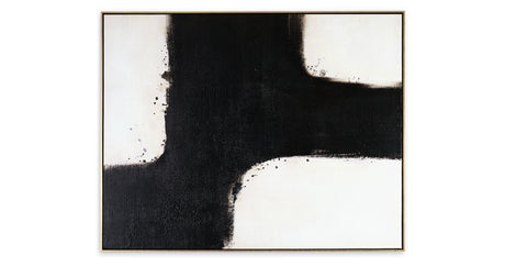 Reighlea Black/White Wall Art from Ashley - Luna Furniture