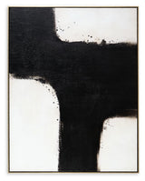 Reighlea Black/White Wall Art from Ashley - Luna Furniture