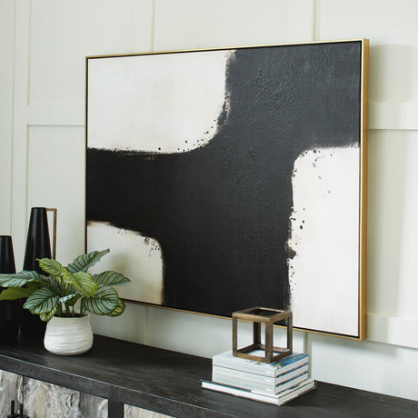 Reighlea Black/White Wall Art from Ashley - Luna Furniture
