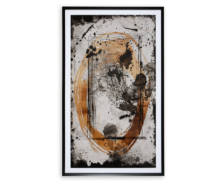 Clefting Black/Caramel/Tan Wall Art from Ashley Furniture - Luna Furniture