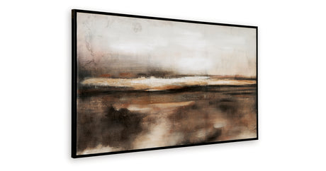 Drewland Black/Brown/Orange Wall Art from Ashley - Luna Furniture