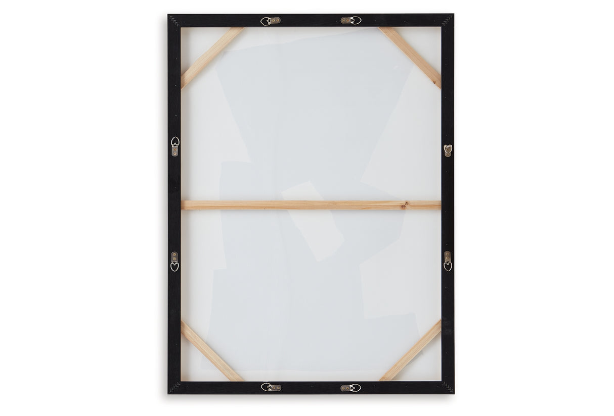 Garviery Black/Cream Wall Art from Ashley - Luna Furniture
