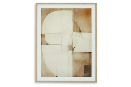 Corlain Brown/Tan/White Wall Art from Ashley Furniture - Luna Furniture