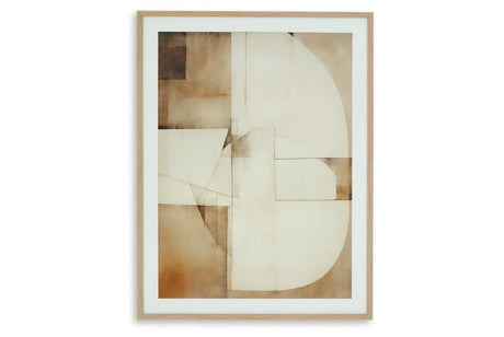 Corlain Brown/Tan/White Wall Art from Ashley Furniture - Luna Furniture