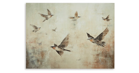Collmund Gray/Brown Wall Art from Ashley Furniture - Luna Furniture