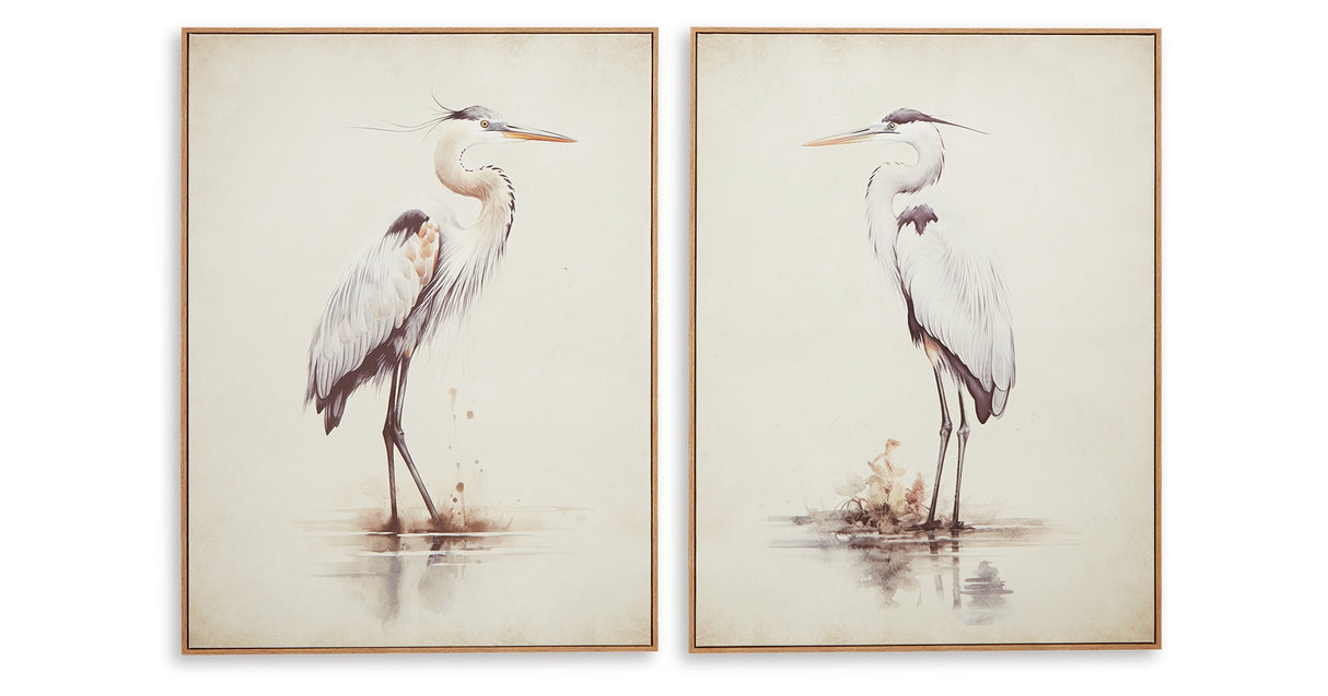 Aubinell Beige Wall Art from Ashley Furniture - Luna Furniture