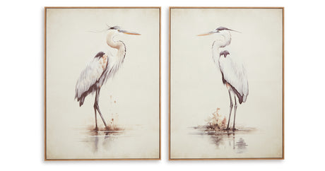 Aubinell Beige Wall Art from Ashley Furniture - Luna Furniture