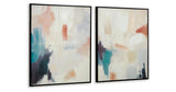Caldish Blue/White/Pink Wall Art from Ashley - Luna Furniture